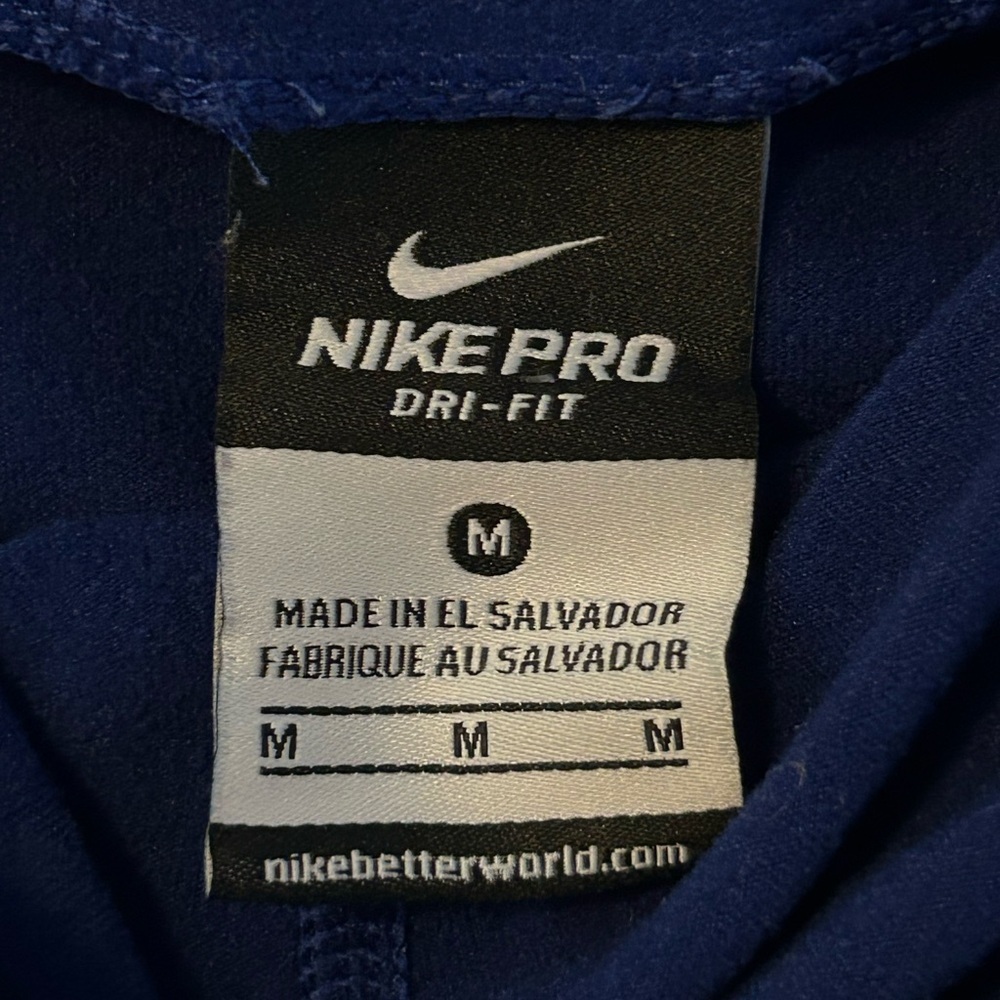 Nike Pro Dri-FIT Blue Top - Picture 3 of 4